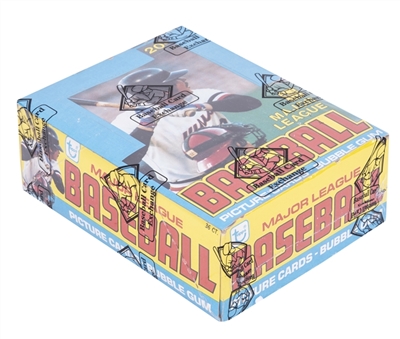 1979 Topps Baseball Unopened Wax Box (36 Packs) – BBCE Certified - Potential Ozzie Smith Rookie Cards